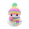 Luminous 3D Printed Knit Snowman Ornament Doll