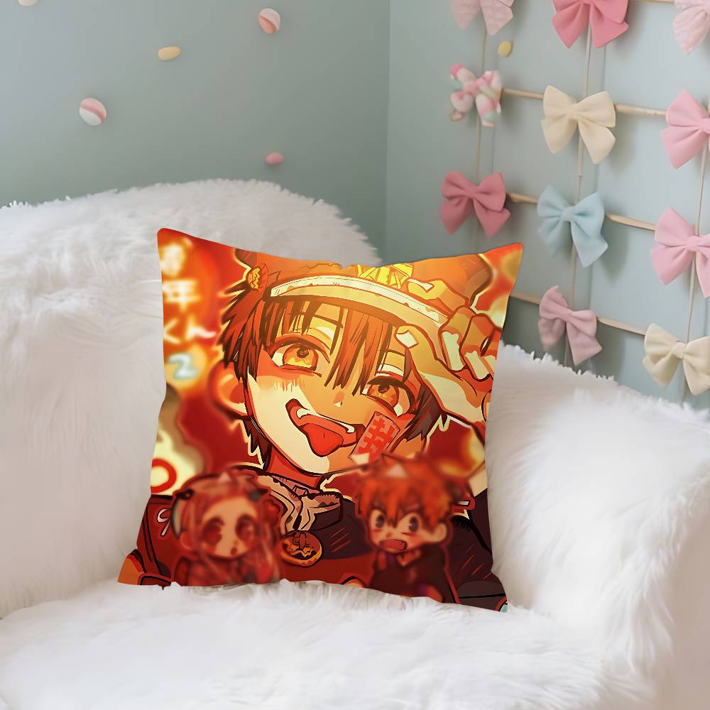 Cute HhanakoKkunS Kawaii Case Plush Fabric Soft Pillowcase Double Sided Print Cushion Cover Household Gifts