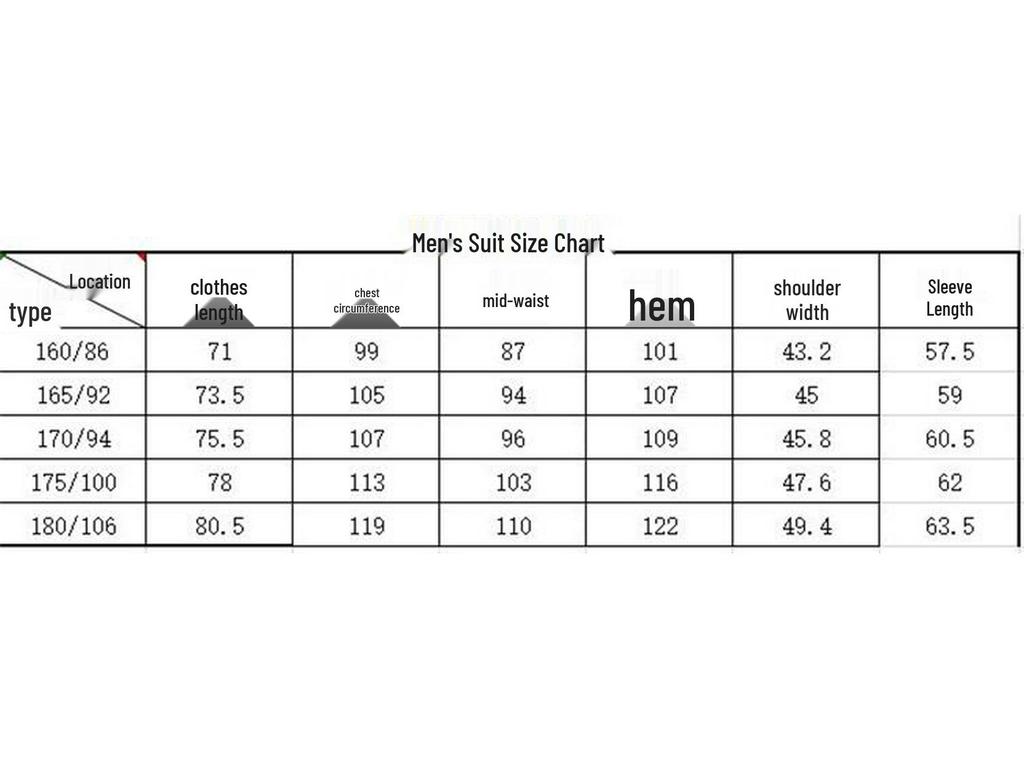 Men's Classic Wool Business Suit Set