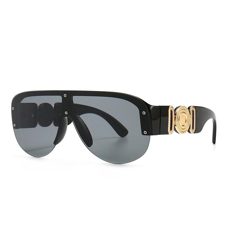Superhot Eyewear 49300 Luxury Fashion Sun Glasses Oversized One Piece Lens Shades Sunglasses C1