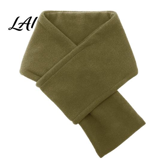 Outdoor Cycling Neck Cover Unisex Polar Fleece Scarf for Winter Warmth Thickened Soft Warmer Lightweight Winter Accessories with Cross-Interleaving