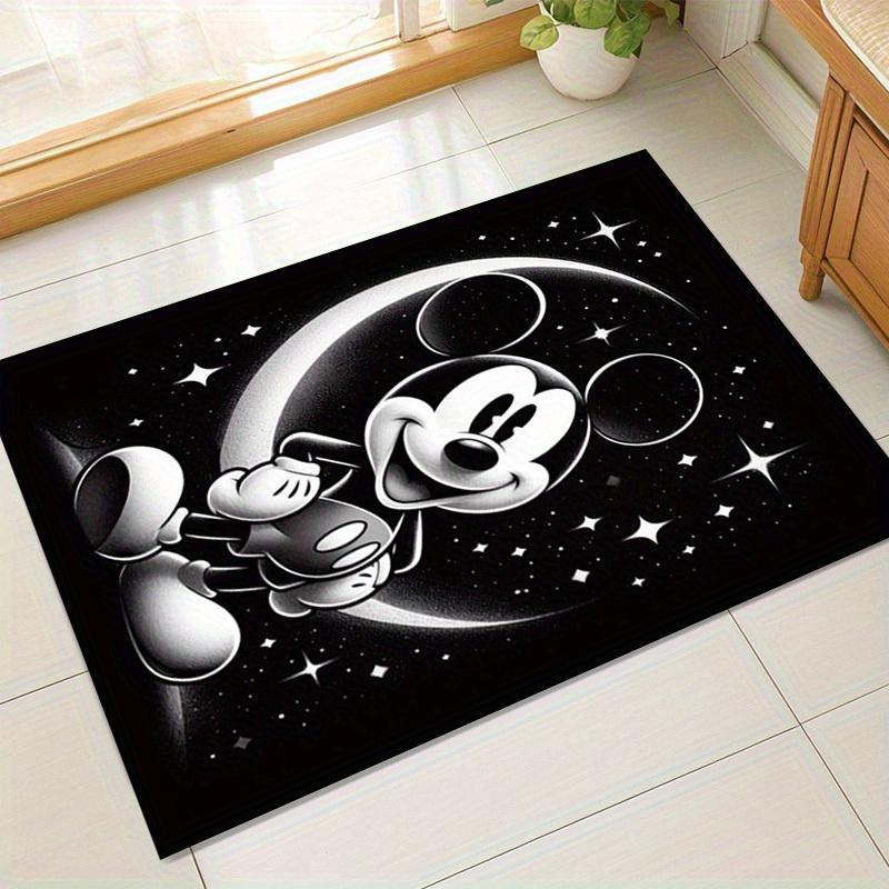 

1pc. Mickey Mouse Crescent Moon Starry Sky Rug - Home Decor, Office Carpet, Chair Mat, Outdoor Rug, Giftz0410154 60cm by 90cm
