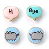 Pusheen the Cat "Hi , Bye" Stud Earrings Set