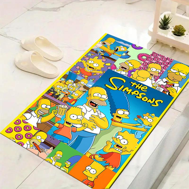 1Pc Simpsons Family Rug Office Carpet Indoor Outdoor Doormat Nonslip Soft Living Room Christmas Halloween Gift D922902