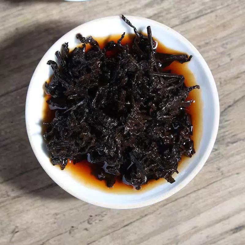 Pu'er Tea Cake Cooked Pu'er Tea 357g Yunnan Qizi Cake Tea Authentic Flavor