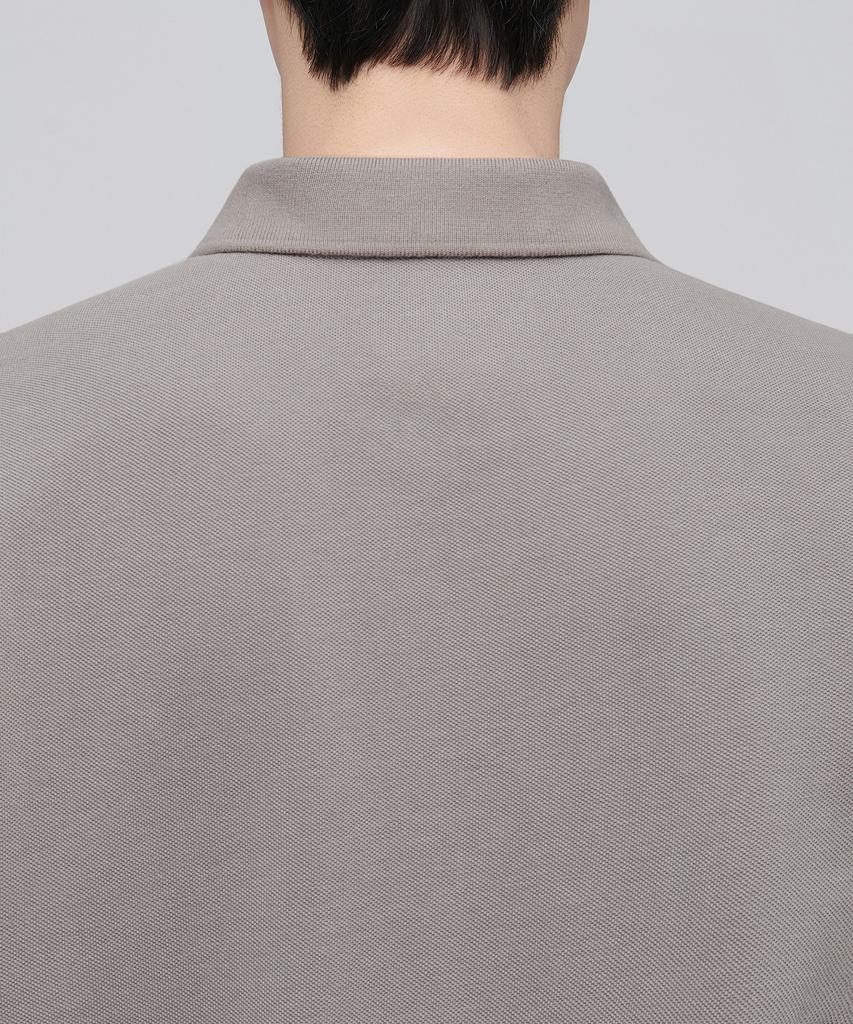 MUSINSA STANDARD Basic Pique Polo Shirt [Dusty Beige]