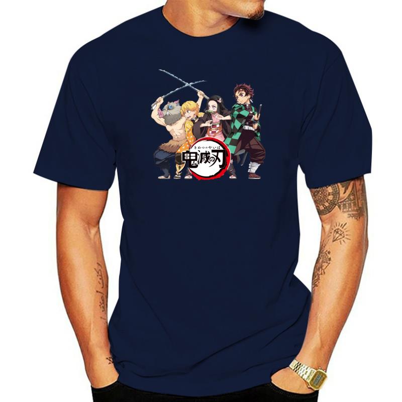 Family Bonds T-Shirts Unisex Cotton T Shirt Front Back Demon Slayer Kimetsu No Yaiba Anime Two Sides Short Sleeve Tee Plus Size
