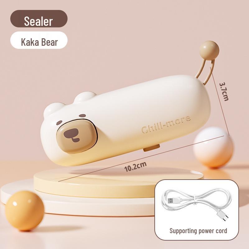 

Mini Portable Snack Sealer: Household Heat Sealing Clip for Plastic Bags