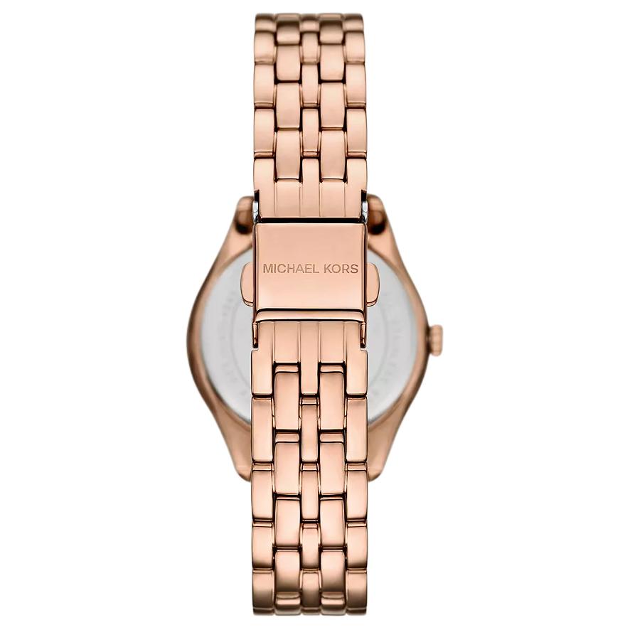 Michael Kors Quartz Watch Stainless Steel Band 33Mm Rose Gold Dial 50M Water Resistant Unisex watches MK4845