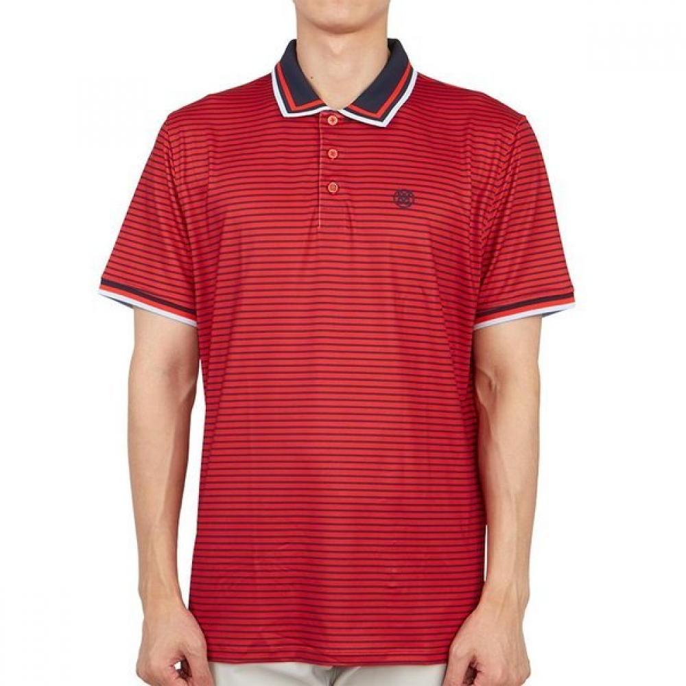 

Zippor Men S Golf ShorT Sleeve T ShirT g4mS23k061a Poppy L