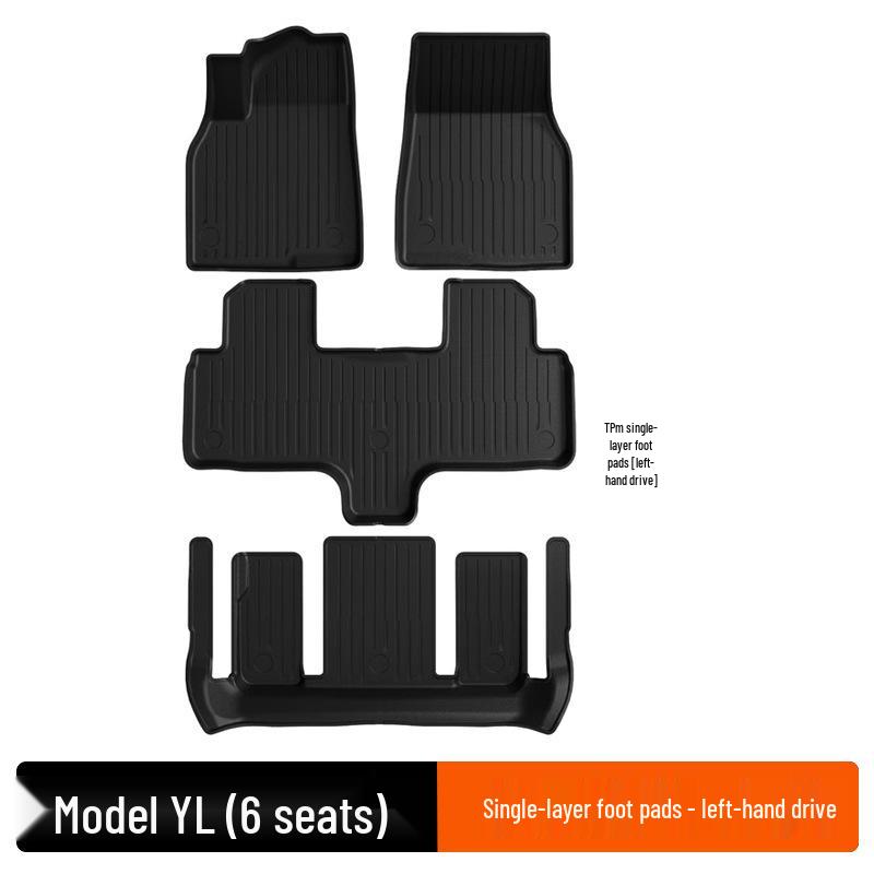 Custom TPE Floor Mats for 2025 Tesla Model 3/Y - Premium Car Accessories