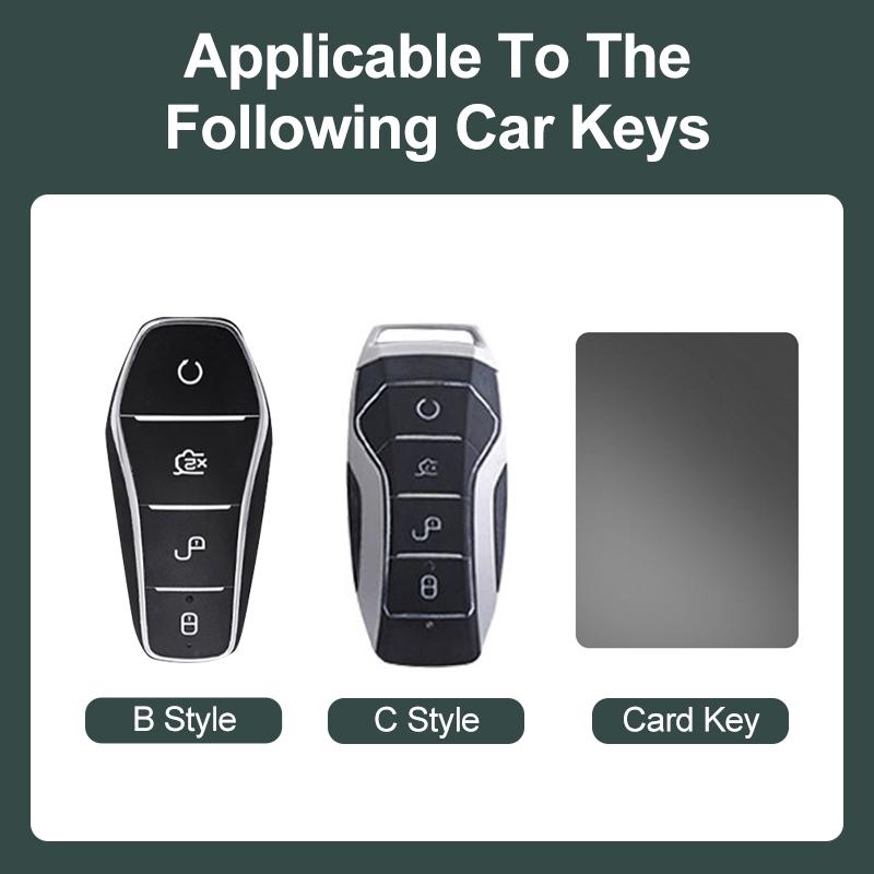 Car Key Cover Case Holder for BYD Han Ev Tang Dm Qin PLUS Song Pro MAX Yuan Dolphin E2 NFC CarProtector Auto Key Car Accessories