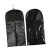 2 Pieces CLEAR WINDOW Black Hair Extension Wig Stand Storage Bag Holder Case Protector + 1PCS DRYING HANGER