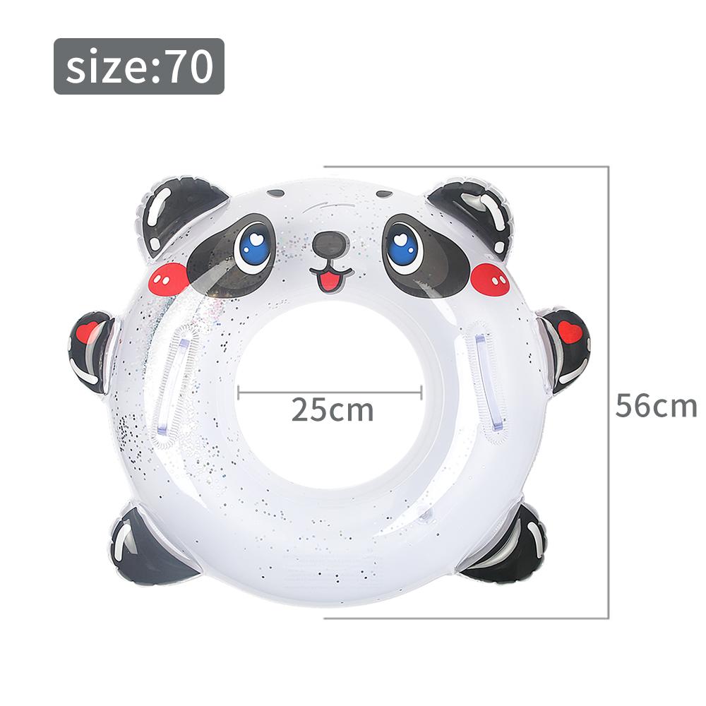 Baby learns to swim inflatable seat with handle and interactive swimming ring with water gun