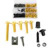 198PcsSet Windscreen Fairing Screws M5 M6 Bolts Kit Motorcycle AccessoryGolden