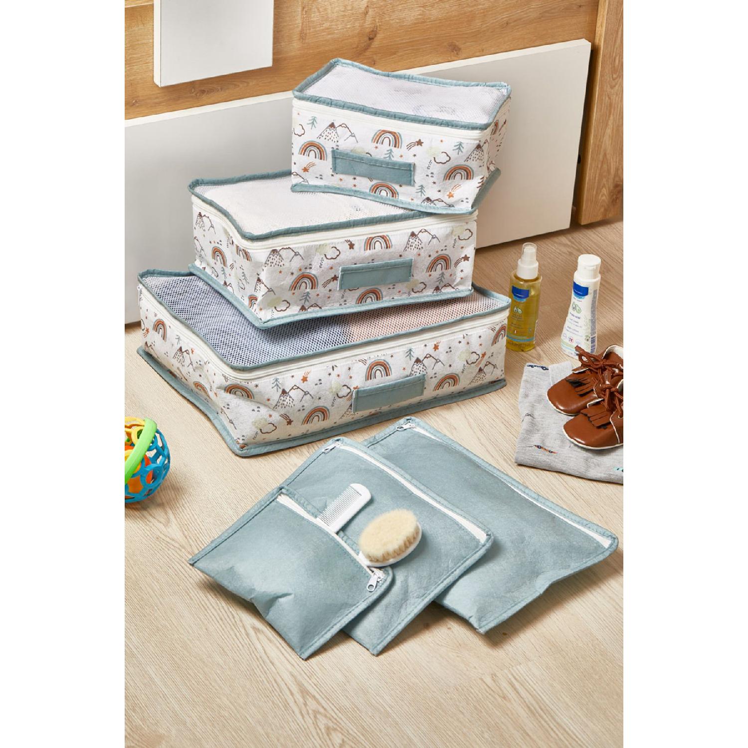 

Rainbow Series 6-piece Baby Care Bag білий