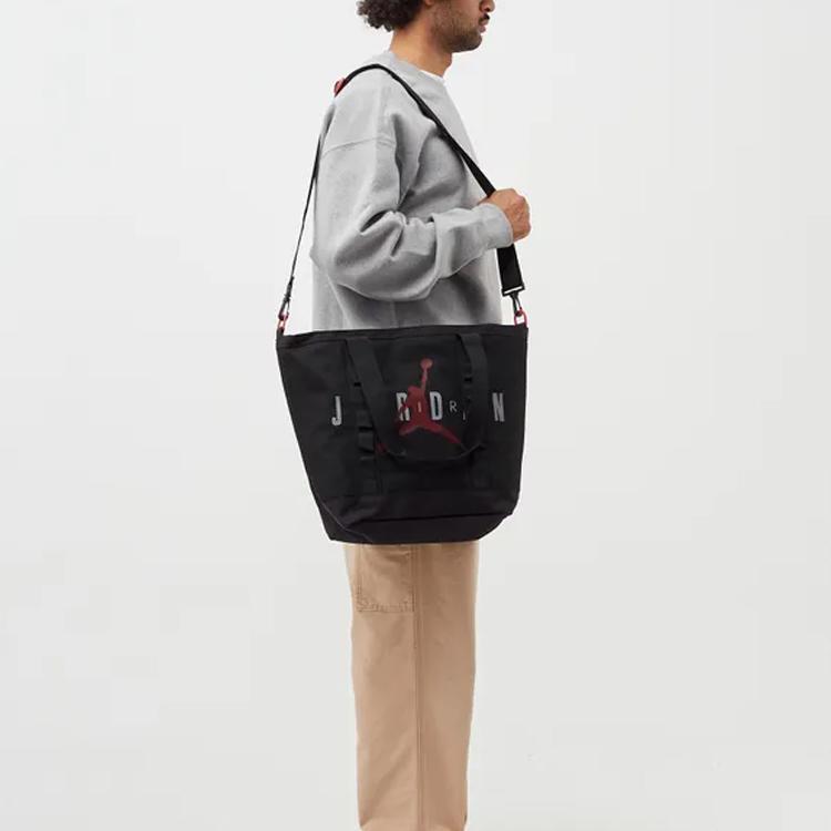 Jordan Fabric Tote Bag, Shopping Bag, Handbag, Shoulder Bag Regular Unisex Black 9A0520-023