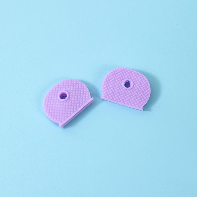 Macaron Color Elastic Silicone Key Cap Protector PVC Cover