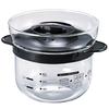 Hario Microwave Rice Cooker 1-2 Cup Black Japanese Made XRCN-2-B