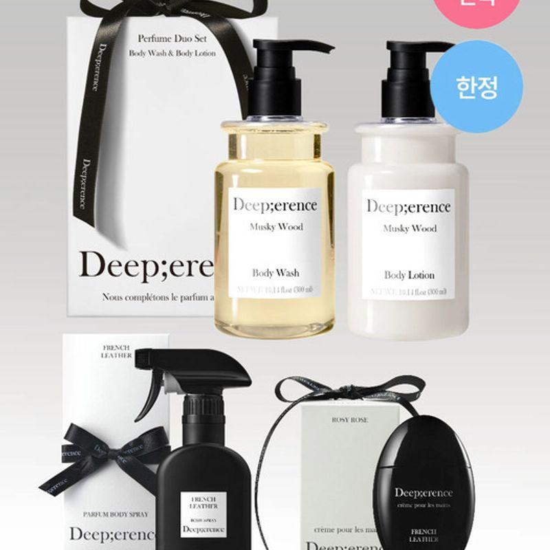 

DEEPERENCE Perfume Body Moisturizing Care 4-Piece Trio Set Rose Rose