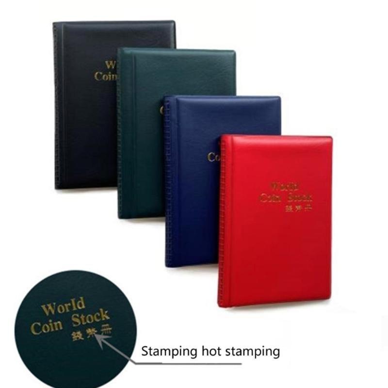 Coin Album Books 10 Page 120 Pockets World Coin Stock Album Book for Case Coin Holders Collection Storage Coin Collectin