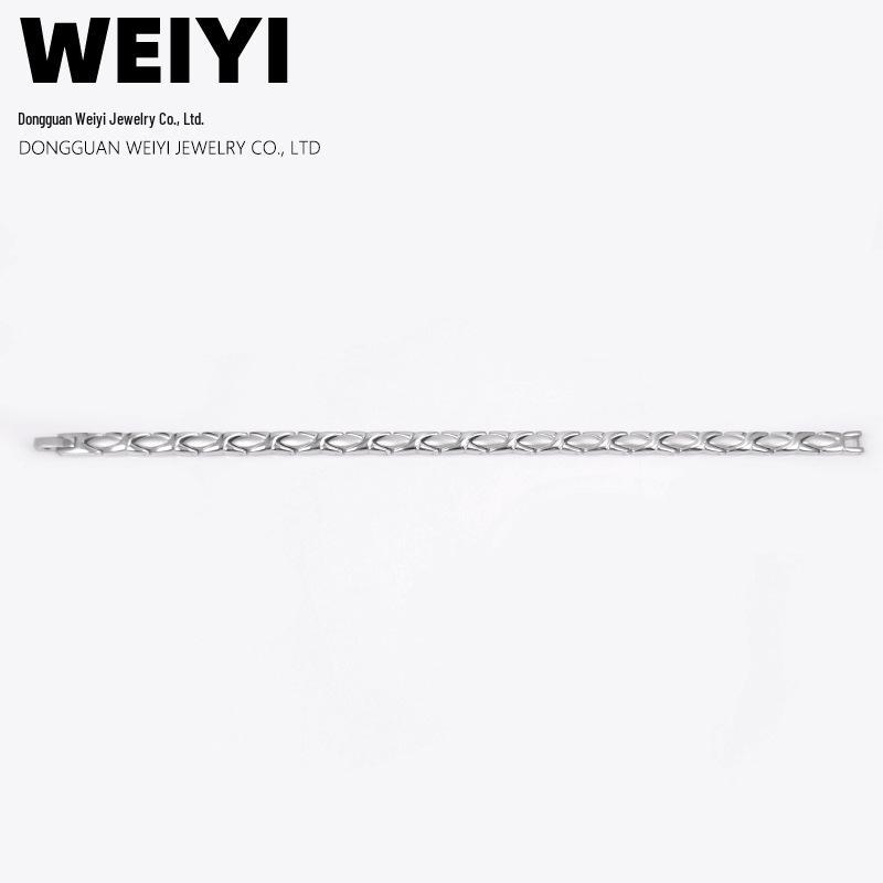 Stainless Steel Magnetic Fish-Shaped Bracelet for Women