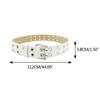 Leathers Womens Belt Fashion Double Grommet Belt Decorative Jeans Dress Blet