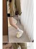 Baskets blanches à semelles épaisses pour femmes: Chaussures à plateforme automne 2025, Style sportif décontracté polyvalent augmentant la hauteur