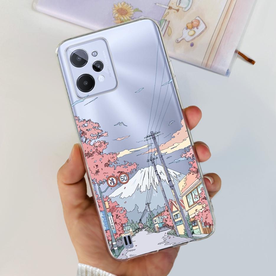 For Realme C31 Case RMX3501 New Fashion Painted Cover Soft Slim Phone Case For Realme C31 C 31 RealmeC31 Back Cover Fundas Coque