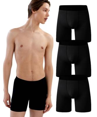 [TSH] Essential Modal Mid-Thigh Boxer Briefs 3-Pack [Shipped from Korea] 100% Authentic