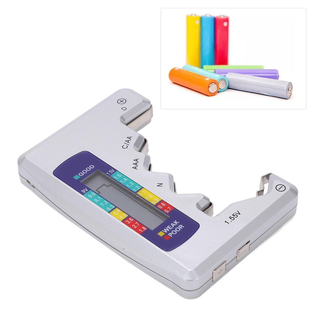 Digital Battery Tester Checker 150mAh Portable D N AA AAA Button Cell Battery Capacity Detector