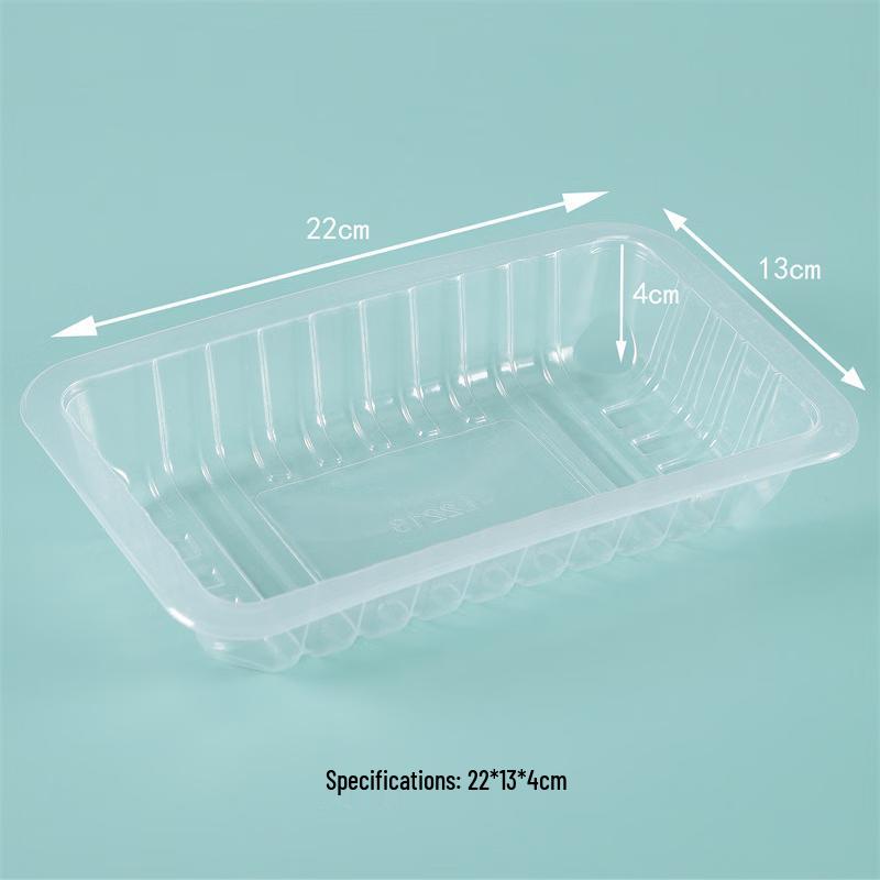 Disposable Rectangular Modified Atmosphere Food Container
