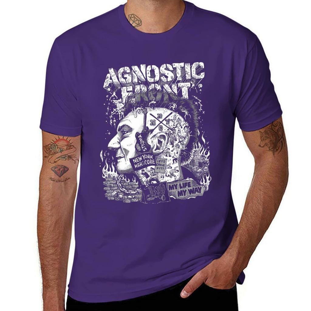 *(&)(Hardcore-Punk ()Agnostisches T-Shirt schnelltrocknende Sommerkleidung individuelles Design dein eigenes Sweat Herren T-Shirts