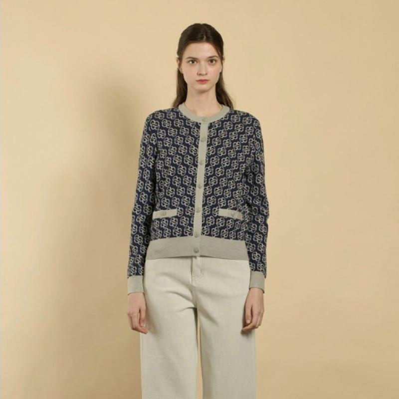 Bcbg Symbol Jacquard Knit Cardigan B6s1k202