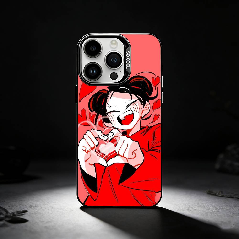 Chinese Doll Pucca And Garu Phone Case For iPhone 17,16,15,14,13,12,11 Plus,Pro Max,XS,Colored silver phone case