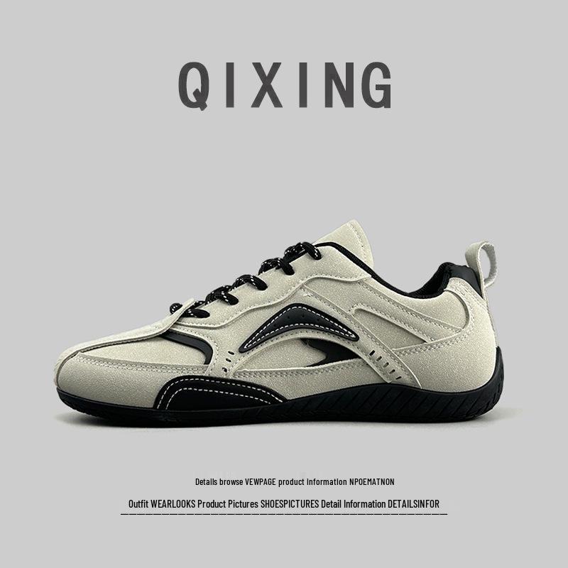 Retro European & American Fashion Men's Non-Slip Low-Top Casual Shoes - 'Forrest Gump' Wear-Resistant Sports Flats