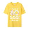 Made In 1980 42 Years Of Being Awesome 42nd Birthday Fitness Tight T Shirt Family Camisa Cotton Fabric T Shirts Unisex Top Tshirts
