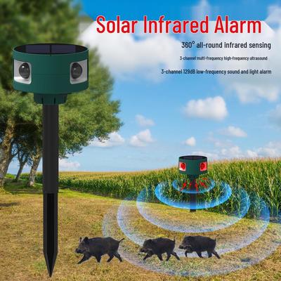 2024 Solar 360° Animal, Bird, and Rodent Ultrasonic Repeller
