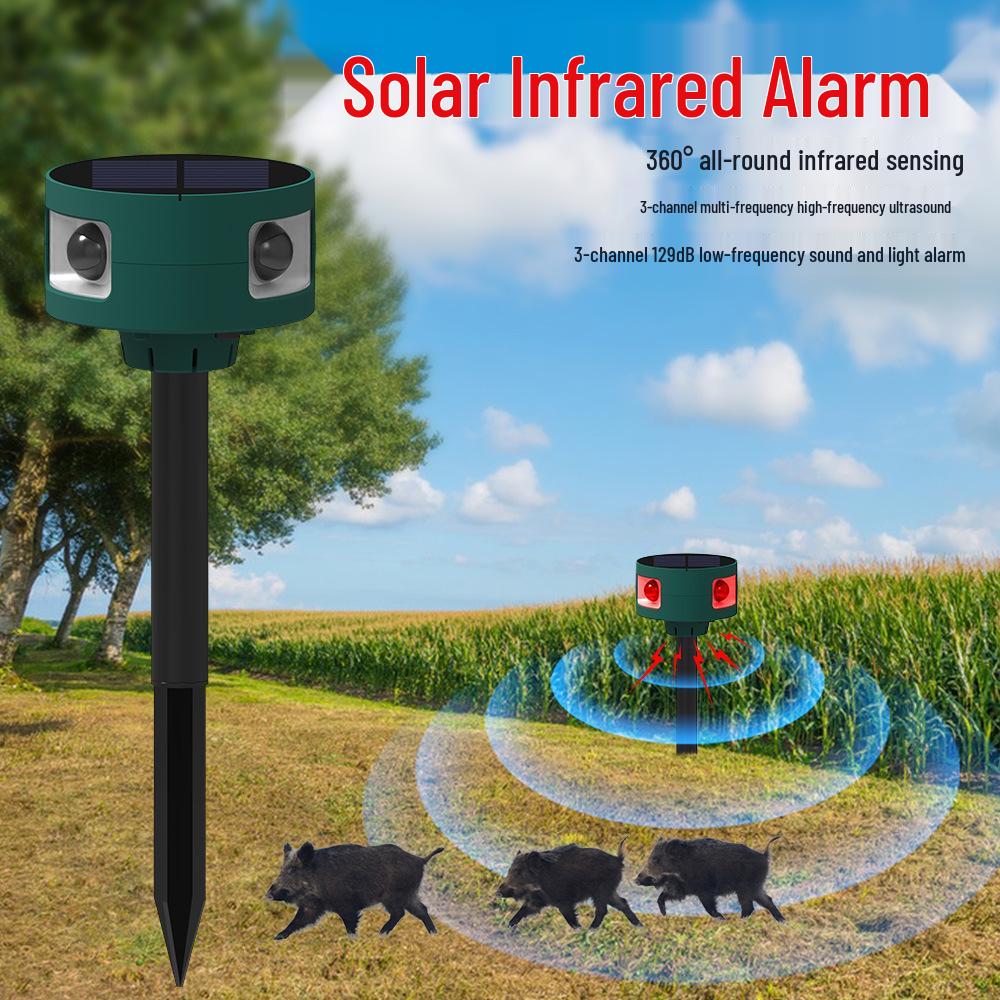 2024 Solar 360° Animal, Bird, and Rodent Ultrasonic Repeller