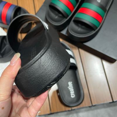 Pantofole da casa estive da donna con suola spessa, pantofole fresche a fascia singola, pantofole da bagno antiscivolo, scarpe da spiaggia da coppia per uso esterno