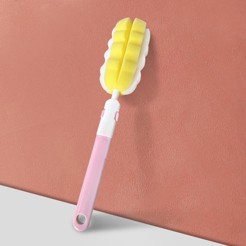 Long-handled Cup Brush - Baby Bottle Brush - Detachable Sponge Cup Cleaning Brush - Cup Washing Brush - Insulated Cup Brush