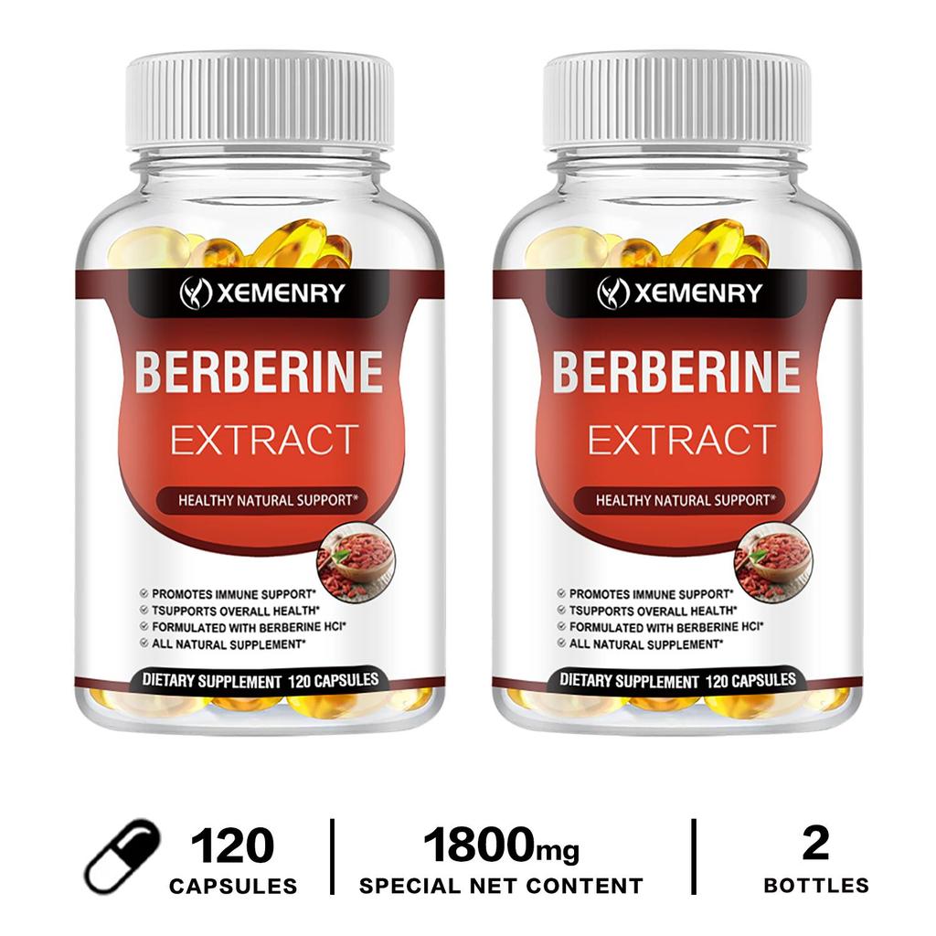 Xemenry - 1800 mg Berberine Hydrochloride - Heart Health and Immune System