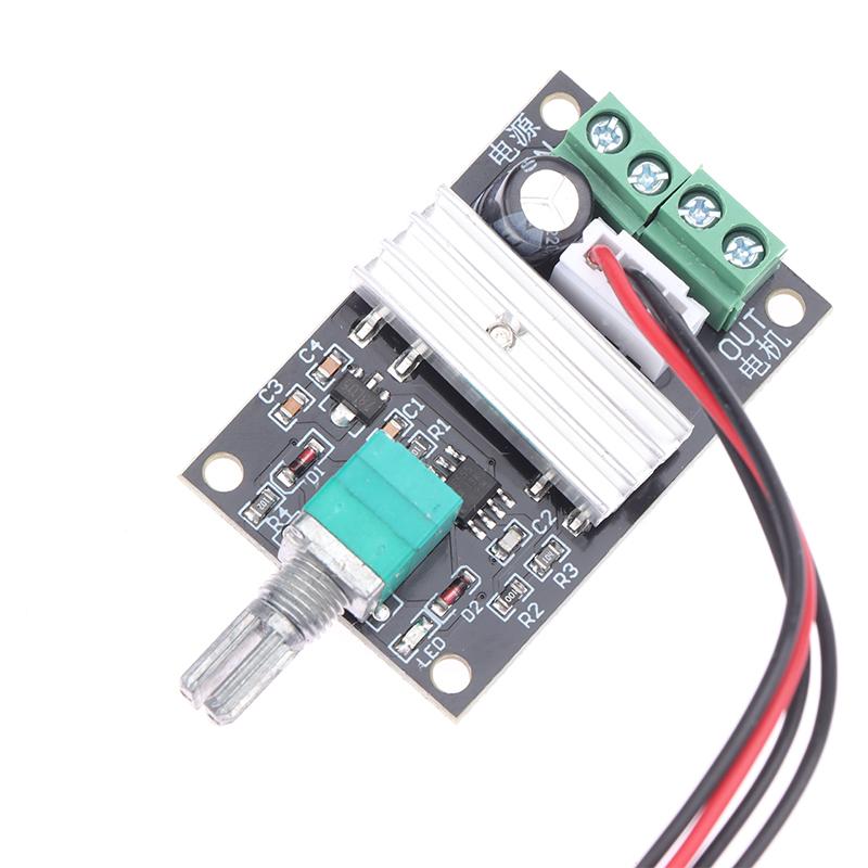 Dc 6V 12V 24V 3A Pwm Motor Speed Controller Adjustable Speed Dc Motor Driver Forward Reverse Switch
