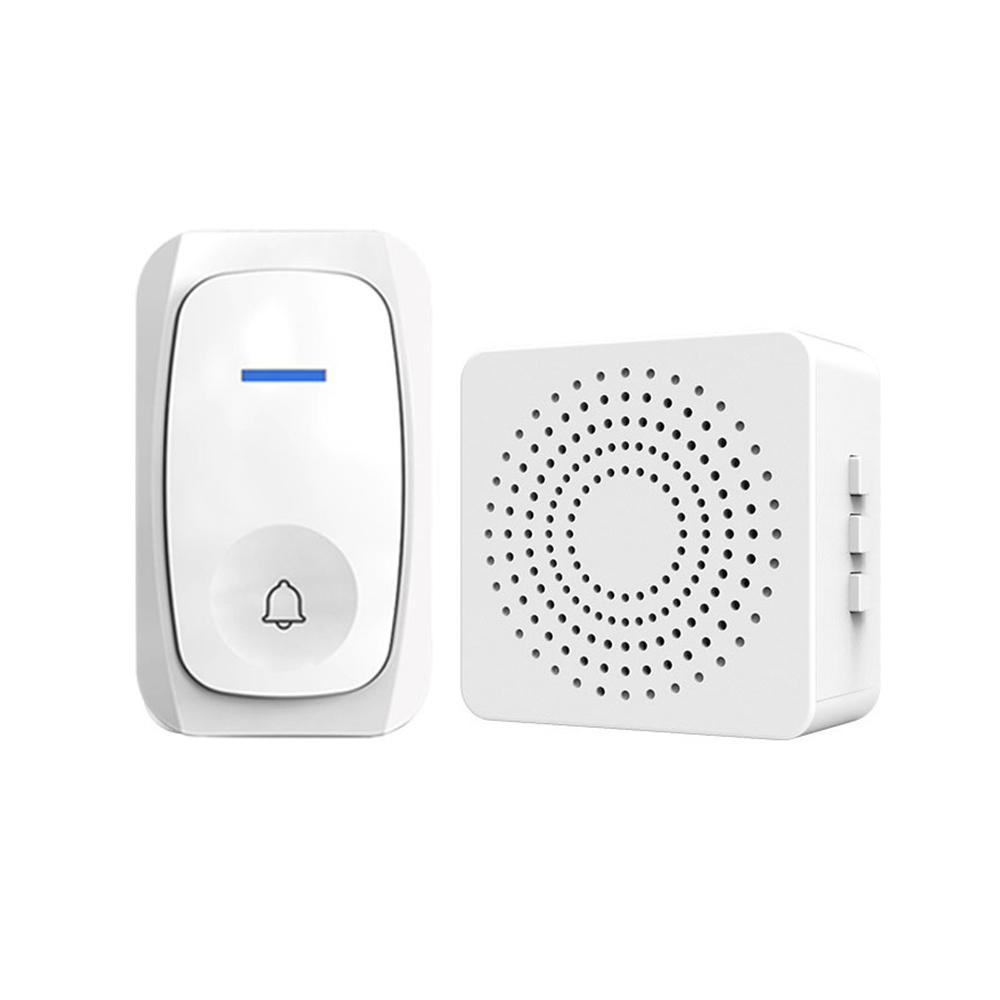 USB Wireless Doorbell Smart Welcome Door Bell Three-speed Volume 38 Songs Melodies Doorbell For Home Bed Call Emergent Call