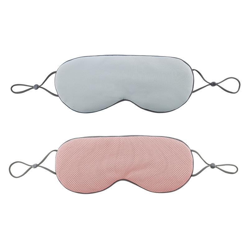Double-sided Warm and Cool Sleep Eye Mask, Light-blocking and Breathable Ice Silk Eye Mask, Eye Protection Mask