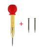 Perforadora central automática, taladro de Metal para carpintería General, herramientas manuales de perforación automática con resorte ajustable para Metal, madera y vidrio