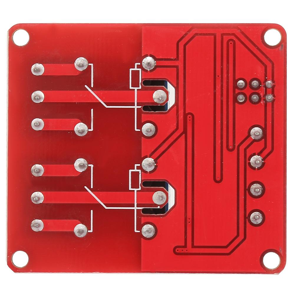 2-Kanal-Relaismodul mit Optokoppler-Isolation Hoch- und Niedrigpegel-Triggermodul(12V)