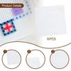 6Pcs Square Beads Pegboards Peg Boards Ironing Paper Portable Interlocking Artwork Improve Hands on