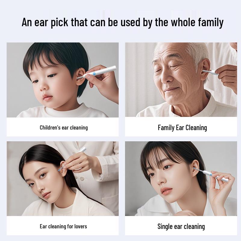 HD WiFi Smart Ear Cleaning Tool: Wireless Multifunctional Visual Ear Pick Spoon for Home Use