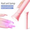 Handheld UV Gel Nail Lamp Cordless Mini Rechargeable Fast Curing Portable Light for Travel Manicure DIY
